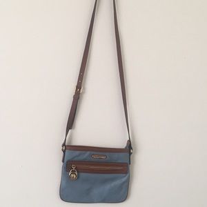 Michael Kors blue crossbody bag